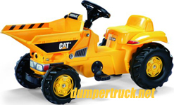 Rolly Toys Caterpillar Ride On Dumper Truck Toy